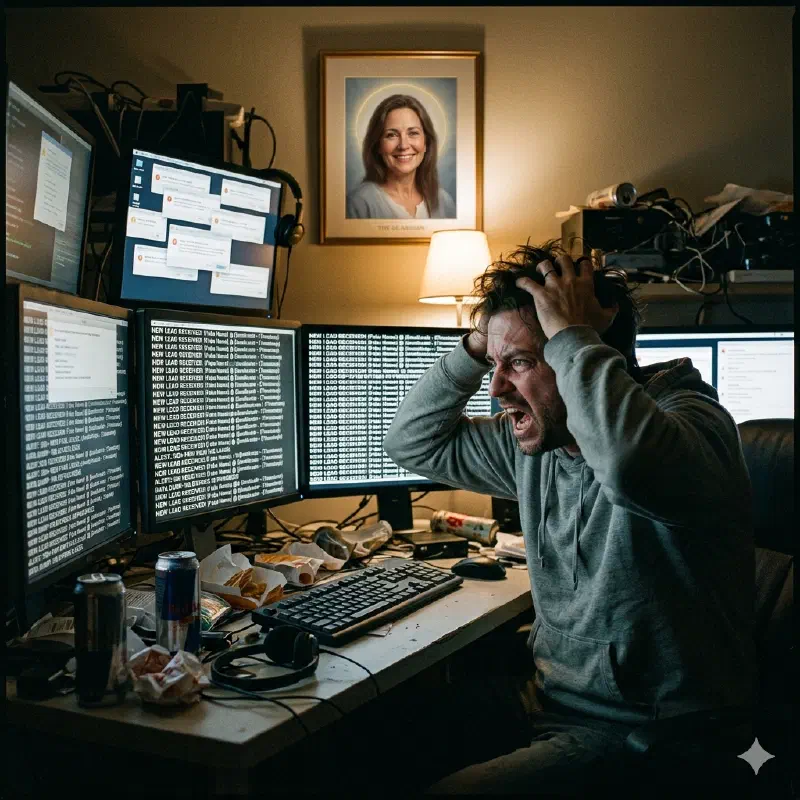 Flooding the online scammers in a sea of leads